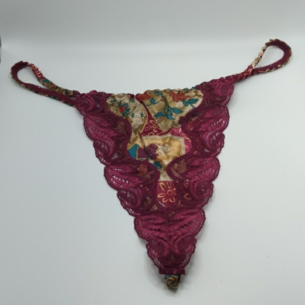 Victoria's Secret Silk Thong DEADSTOCK Size S
